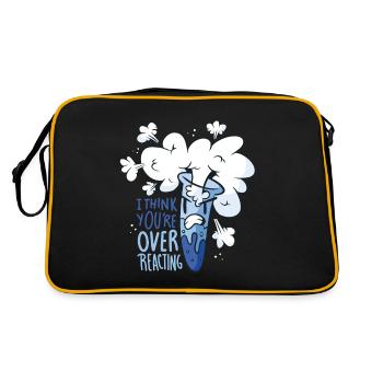Science - Je pense que vous réagissez de manière excessive - Sac Retro - noir/or - Dos