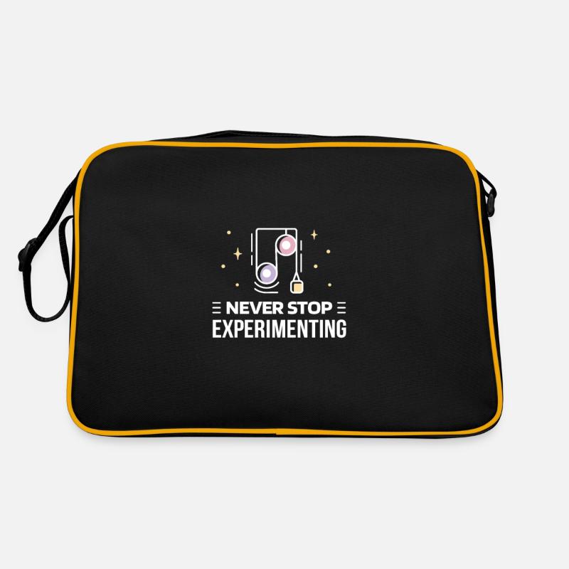 Science - n’arrêtez jamais d’expérimenter Sac Retro