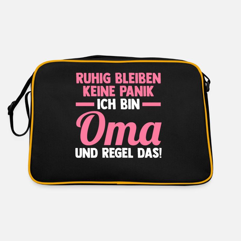 Großmutter Großmama Omi Oma Retro Tasche