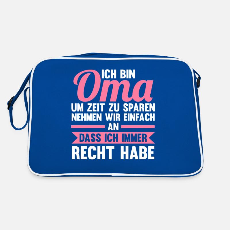 Großmutter Großmama Omi Oma Retro Tasche
