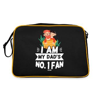 Role model Father Daughter Child Girl - Retro Bag - black/gold - Back