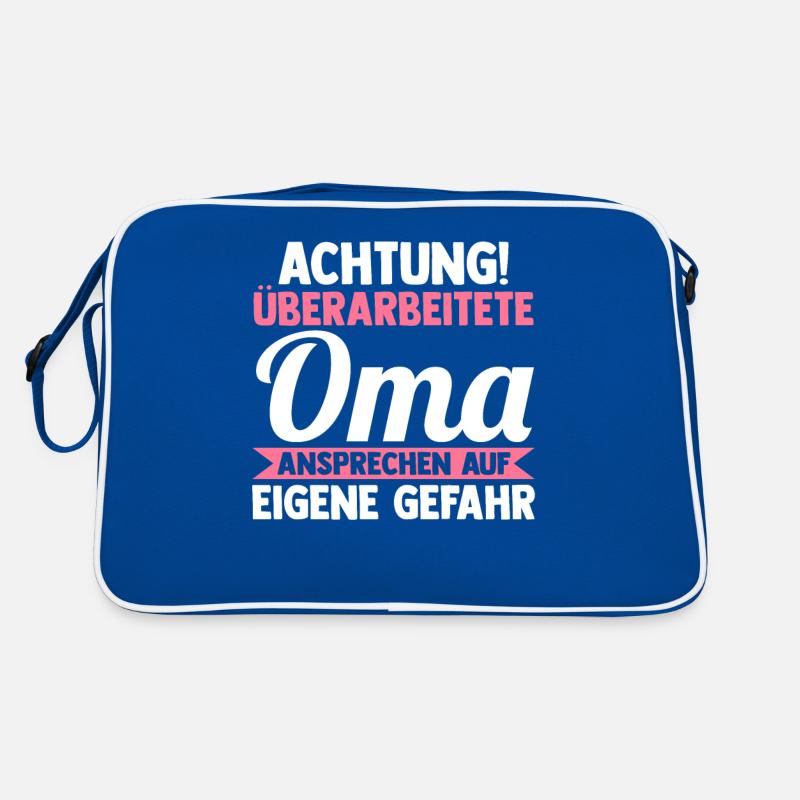Großmutter Großmama Omi Oma Retro Tasche