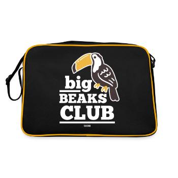 Toucan - Retro Bag - black/gold - Back