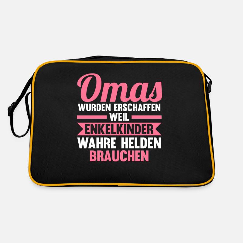 Großmutter Großmama Omi Oma Retro Tasche