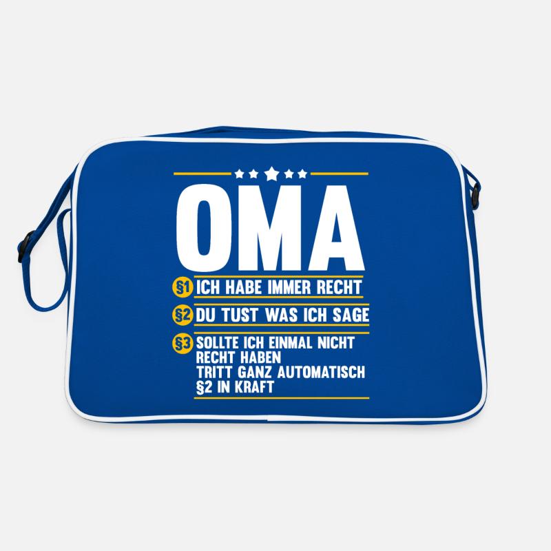 Großmutter Großmama Omi Oma Retro Tasche