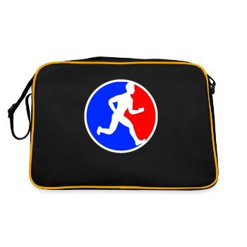 Jogging Logo - Retro Bag - black/gold - Back