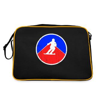 Ski Logo - Sac Retro - noir/or - Dos