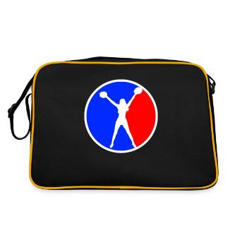 logo de cheerleading - Sac Retro - noir/or - Dos