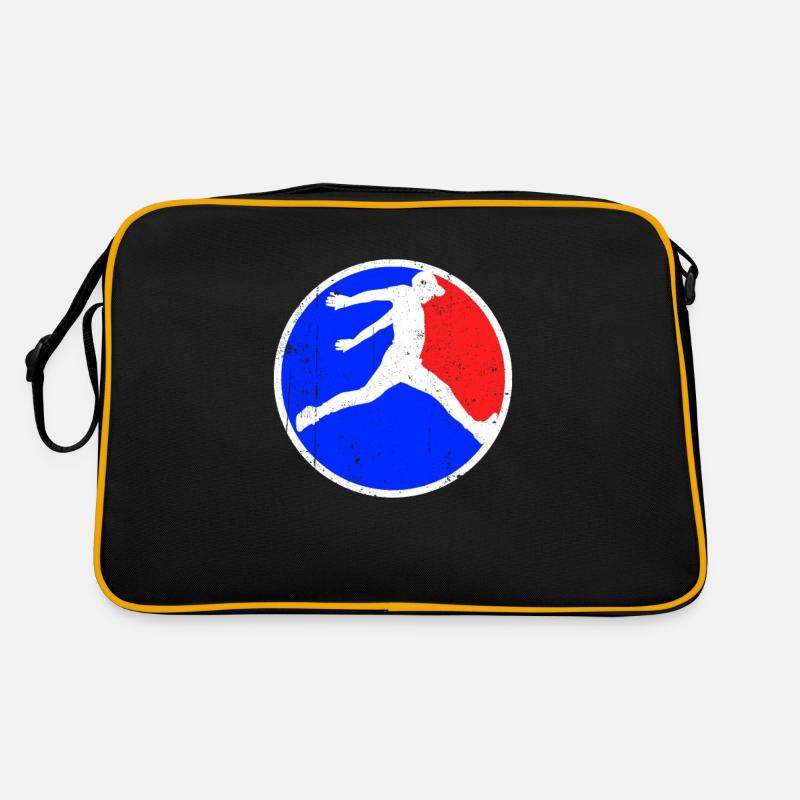 Parkour Logo - Retro Tasche - Schwarz/Gold