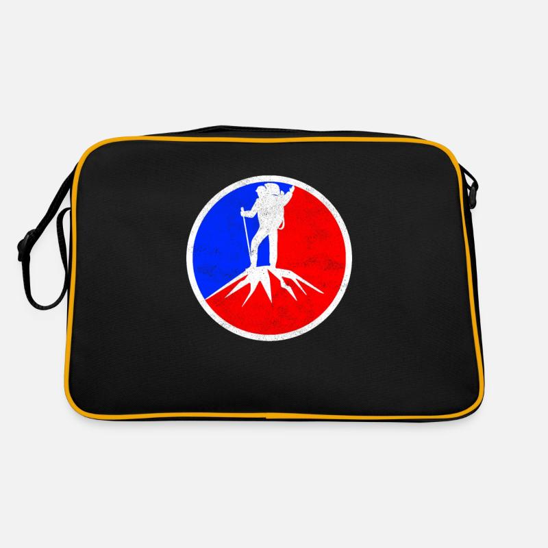 Bergsteigen Logo Retro Tasche