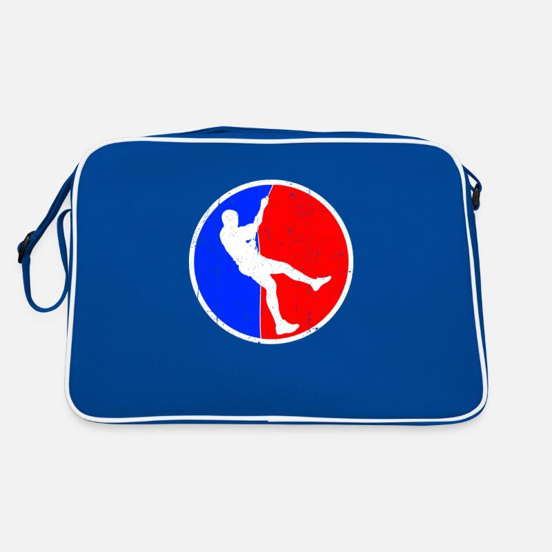 Klettern Logo Retro Tasche