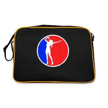 Singing Logo - Retro Bag - black/gold - Back