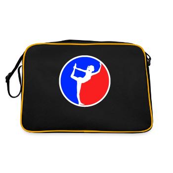 Yoga Logo - Retro Bag - black/gold - Back