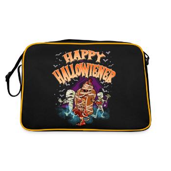 Happy Hello Viennese Mummy Costume Funny Viennese - Retro Bag - black/gold - Back