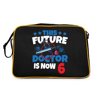 Ce futur médecin est maintenant l’enfant d’un médecin au 6ème siècle. - Sac Retro - noir/or - Dos