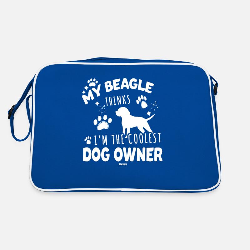 cool beagle école de chien de compagnie Sac Retro