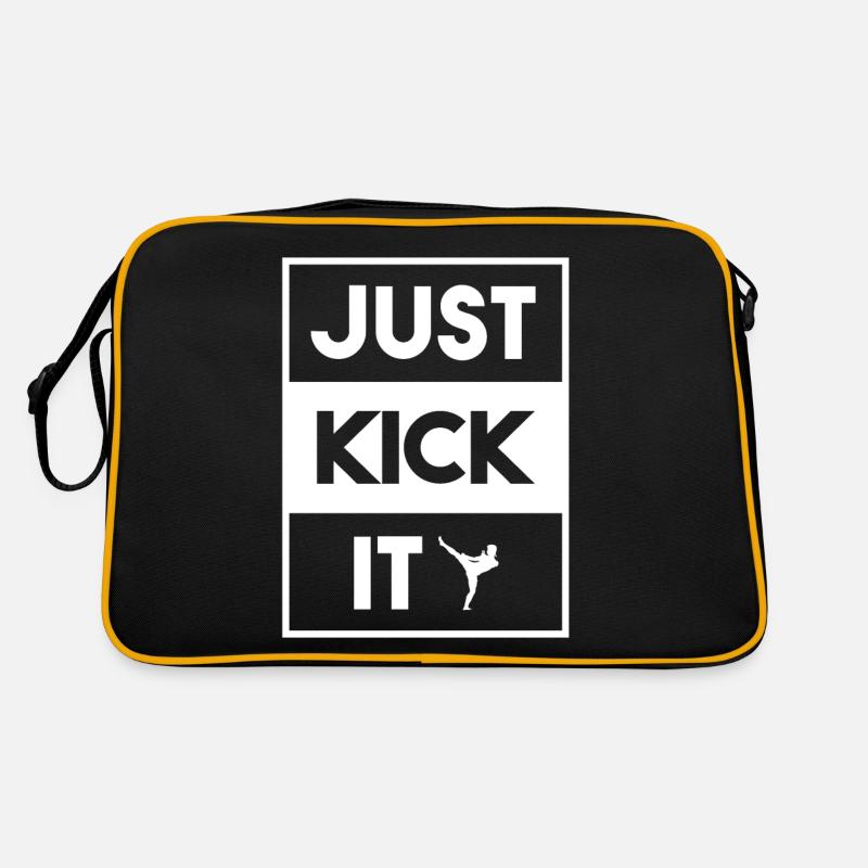 Kickboxer Martial Arts Kickboxing Kickboxen Retro Tasche