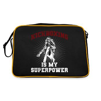 Kickboxer Arts Martiaux Kickboxing Kickboxen - Sac Retro - noir/or - Dos