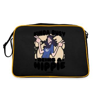 Hippy - Retro Bag - black/gold - Back
