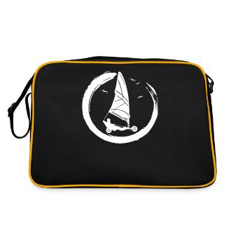 Plage Voile Windracer Land Sailers Land Sailors - Sac Retro - noir/or - Dos