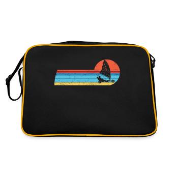 Plage Voile Windracer Land Sailers Land Sailors - Sac Retro - noir/or - Dos