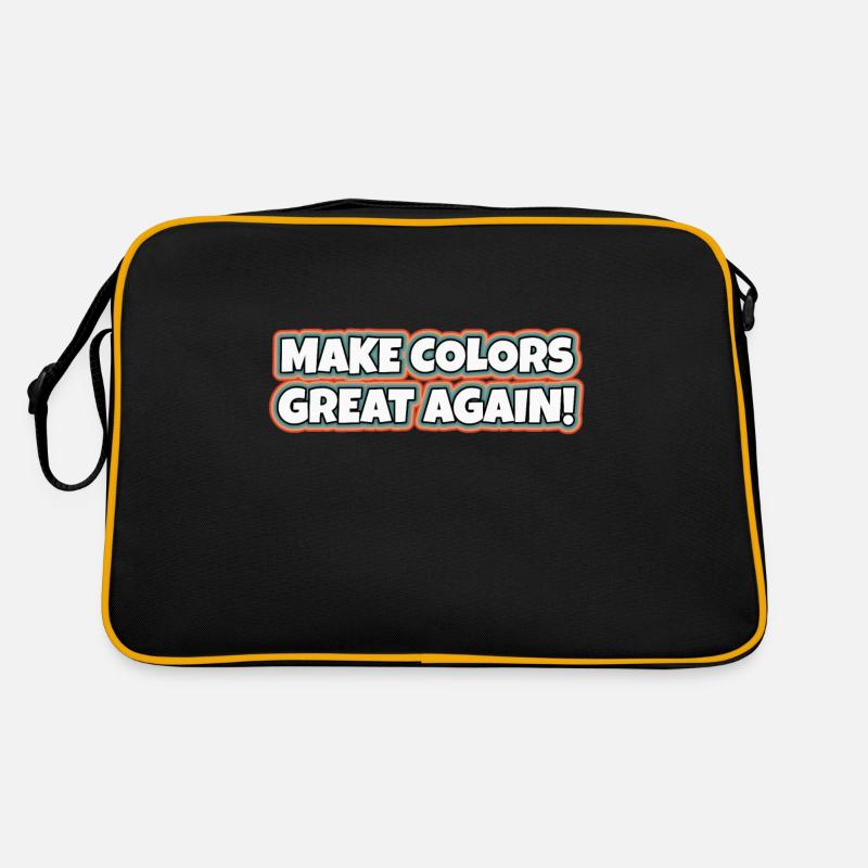 Make Colors Great Again Bunte Welt Hippie Farben Retro Tasche