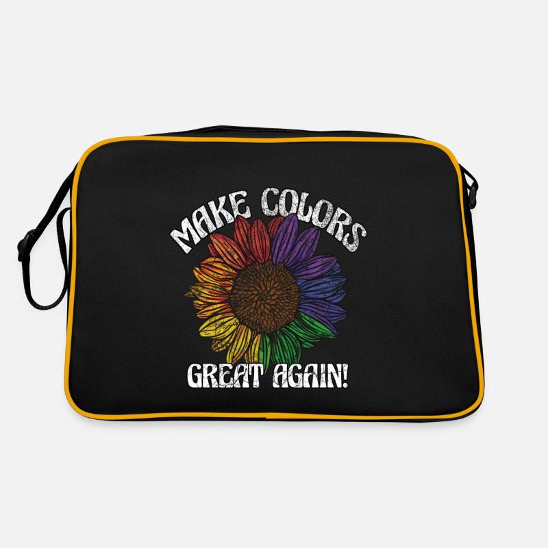 Make Colors Great Again Bunte Welt Hippie Farben Retro Tasche