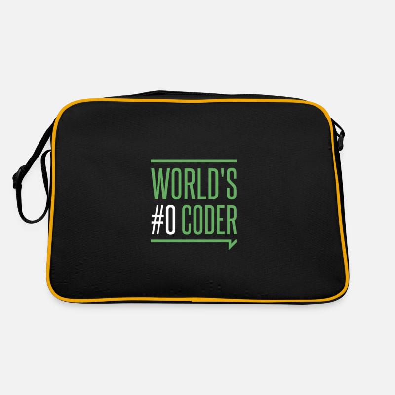 Programmer - creators coders world's #0 coder Retro Bag