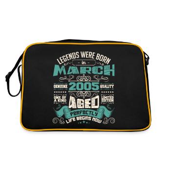 March 2007 | birthday gift - Retro Bag - black/gold - Back