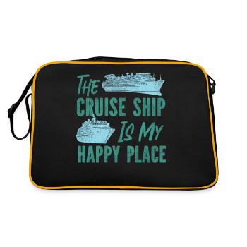Cruise Ship Vacation Vintage The - Retro Bag - black/gold - Back