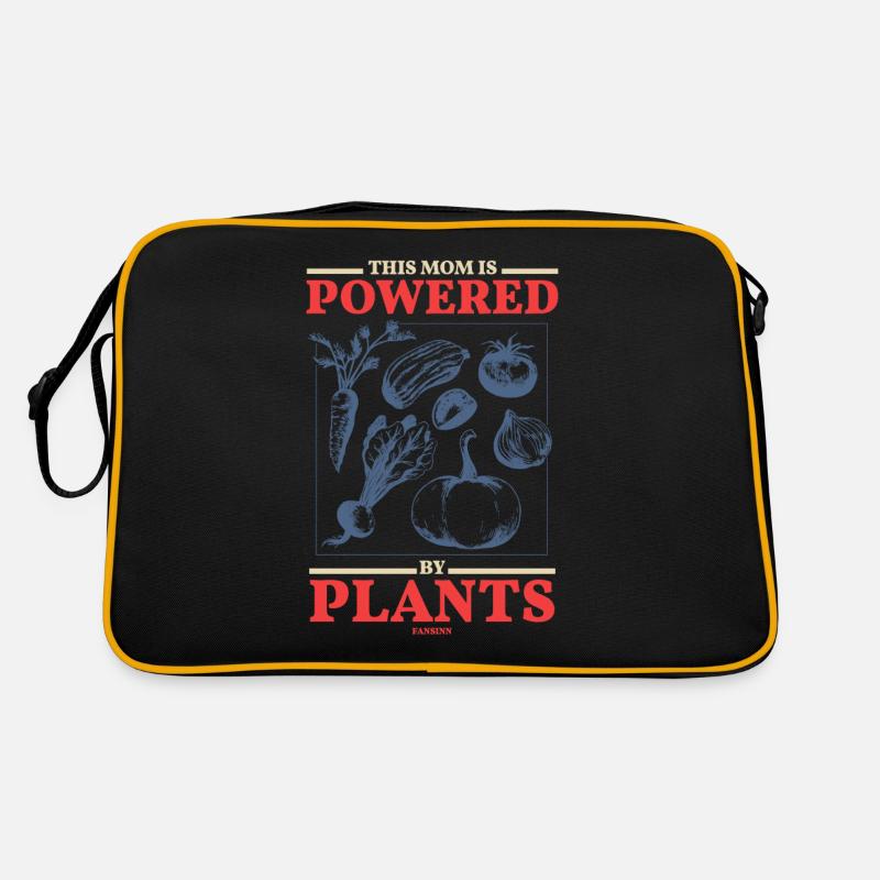 Cette mère est alimentée par des plantes Sac Retro
