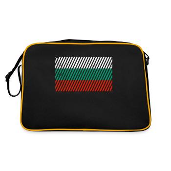Drapeau bulgare - Sac Retro - noir/or - Dos