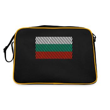Drapeau bulgare - Sac Retro - noir/or - Dos
