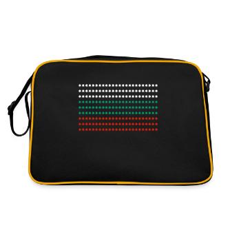 Drapeau bulgare - Sac Retro - noir/or - Dos