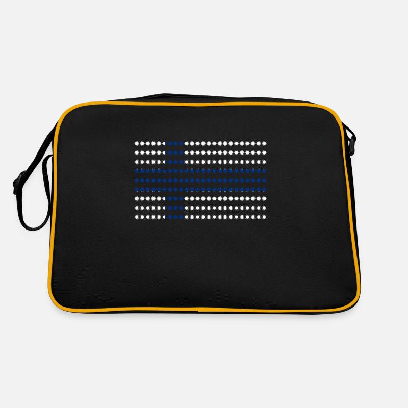 Finnland Flagge Retro Tasche