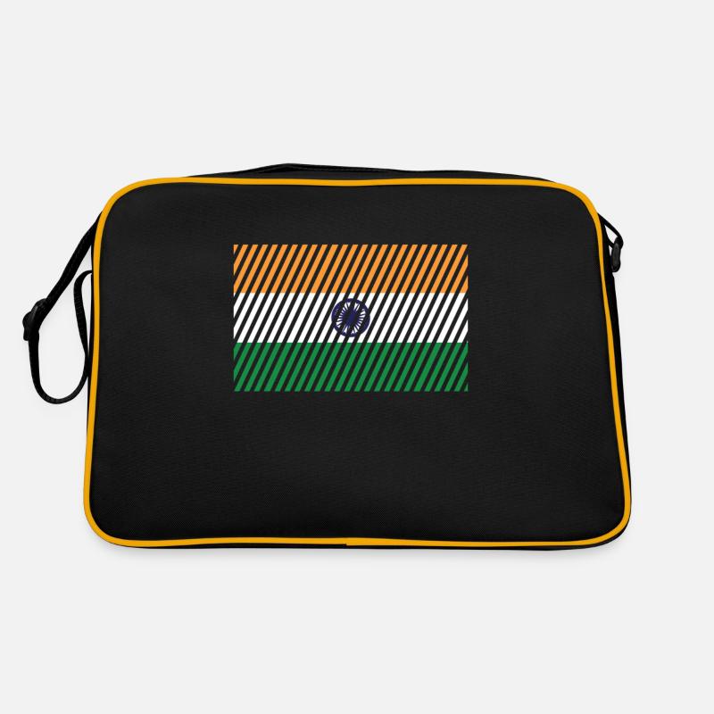Drapeau de l’Inde Sac Retro