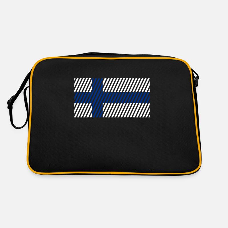 Finnland Flagge Retro Tasche