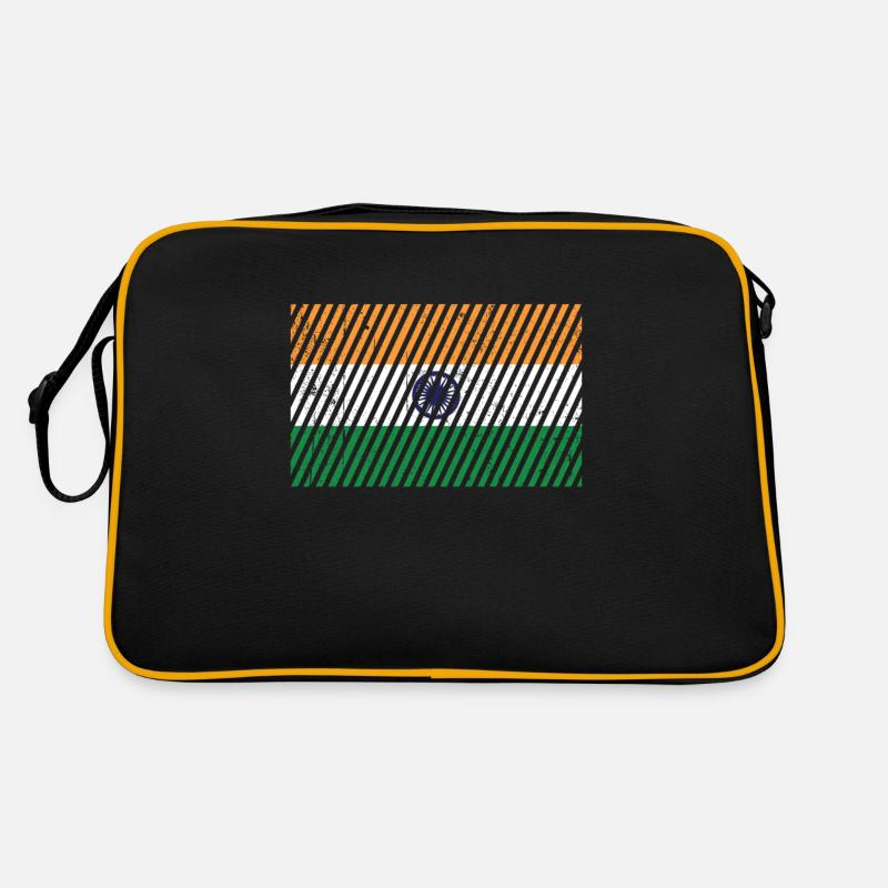 Drapeau de l’Inde Sac Retro