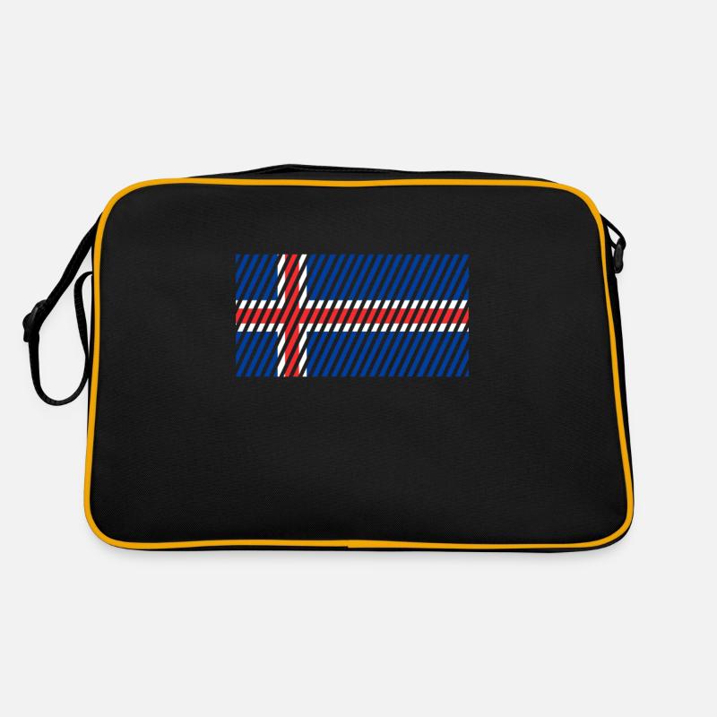 Drapeau islandais Sac Retro