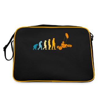 Strand-Kite Windracer Land-Kite Kite-Strandsegler - Retro Tasche - Schwarz/Gold - Hinten