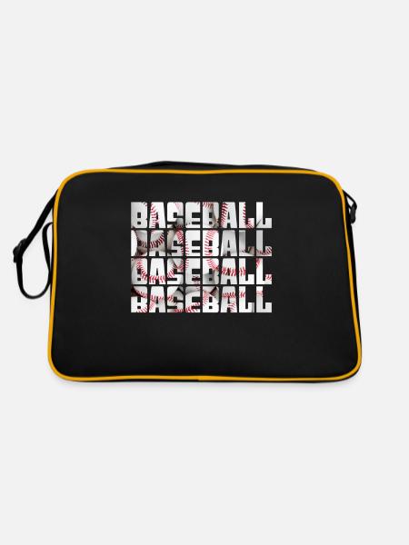 baseball - Retro Bag - black/gold - Back