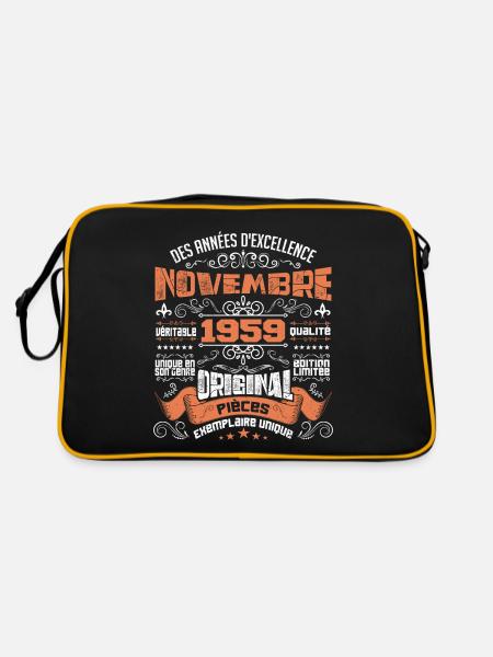 Novembre 1959 - Sac Retro - noir/or