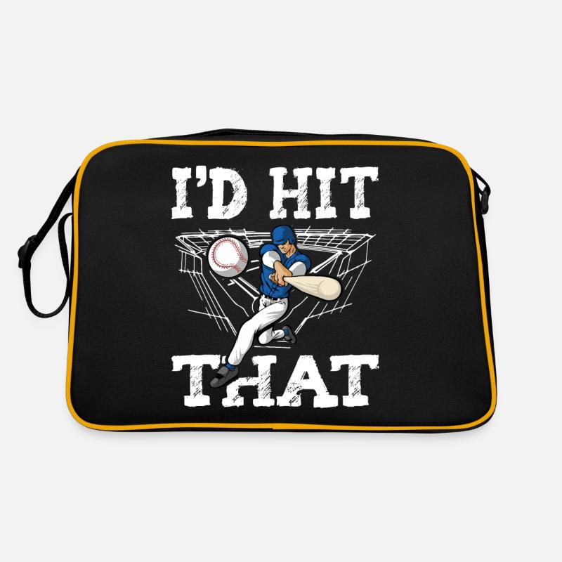 Citation de baseball J’avais frappé cette balle de baseball Sac Retro