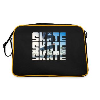 Skateboarding - Sac Retro - noir/or - Dos