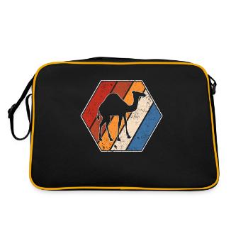 Rétro Dromadaire - Sac Retro - noir/or - Dos