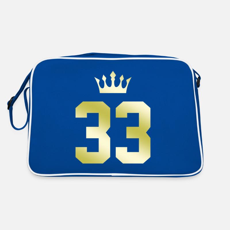 33 Couronne numérique Sac Retro