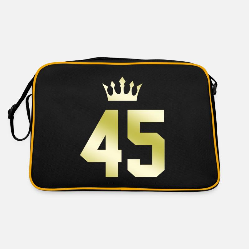 45 Couronne numérique Sac Retro
