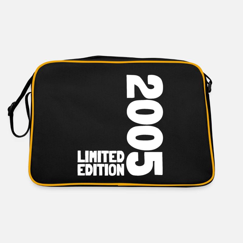 18 ANS 18E ANNIVERSAIRE ÉDITION LIMITÉE 2005 - Sac Retro - noir/or