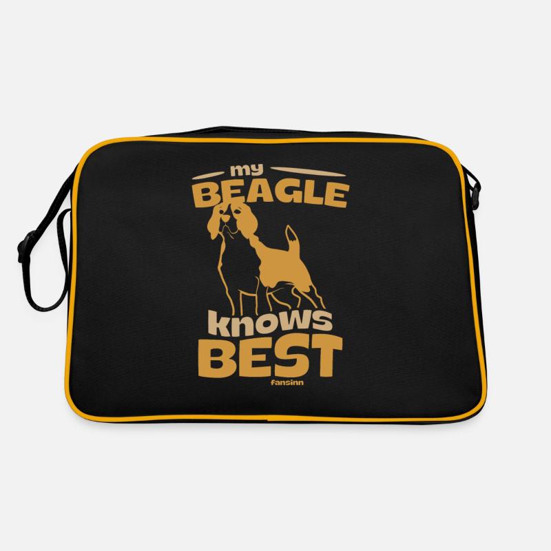 Beagle Jagdhund Hundeliebhaber Geschenk Retro Tasche