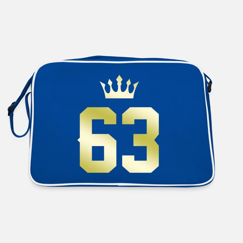 63 Couronne numérique Sac Retro